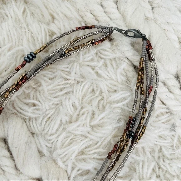 Handmade Multistrand‎ Necklace w/ Freshwater Pearls - Picture 5 of 6